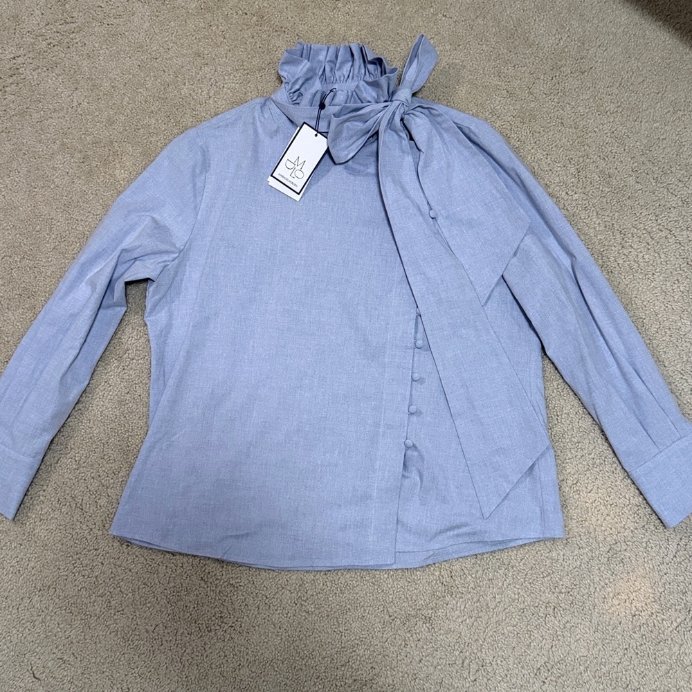 Maria de la Orden Blake Shirt Blue Stripe EU 42 US 10